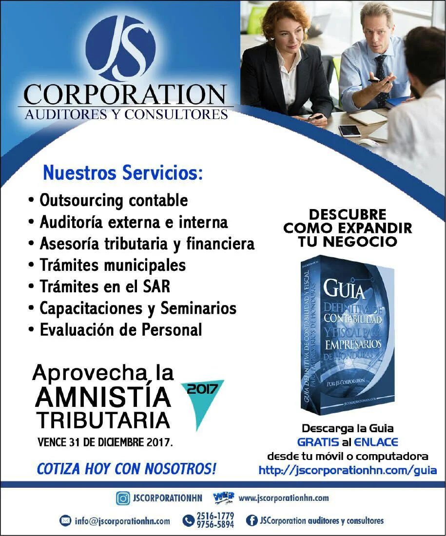 Amnistia Tributaria en Honduras 2017-2018